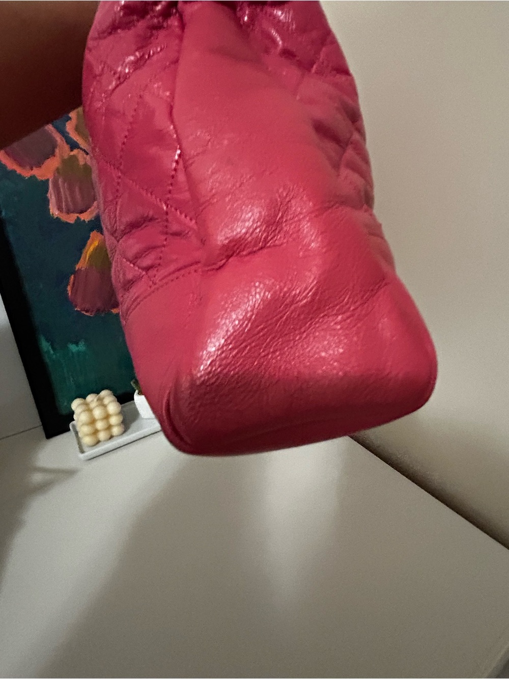 CHANEL Hot Pink Quilted Leather - Picture 7 of 16